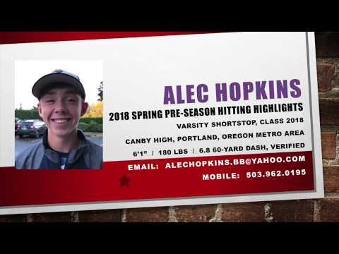 Video of Alec Hopkins - 2018 Spring Pre-Season Hitting Highlights