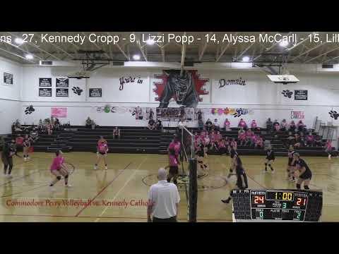 Video of Kennedy Catholic win over Commodore Perry (Varsity Volleyball)