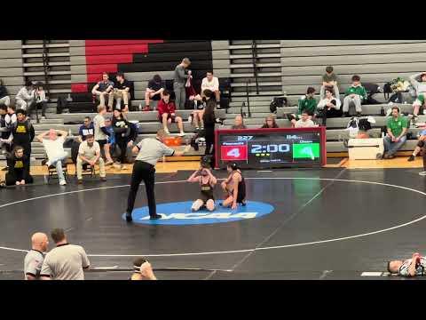 Video of Will Olson sectionals 2024 5th place match