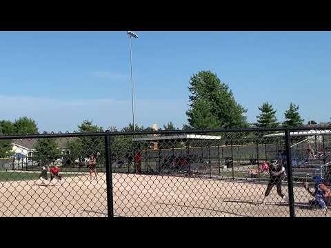 Video of Katie Gutsell 8/10/19 2 outs 2 RBI walkoff double