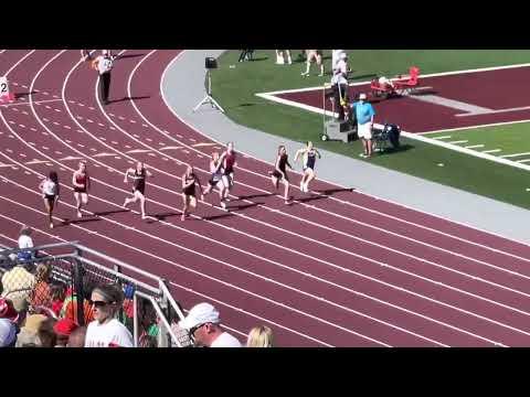 Video of WIAA D3 State Championships 06/03/22 - 100m Prelims - Lane 6 - 1st Place 12.57 PR