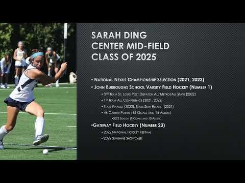 Video of Sarah Ding Field Hockey Recruiting Video (Fall 2022)