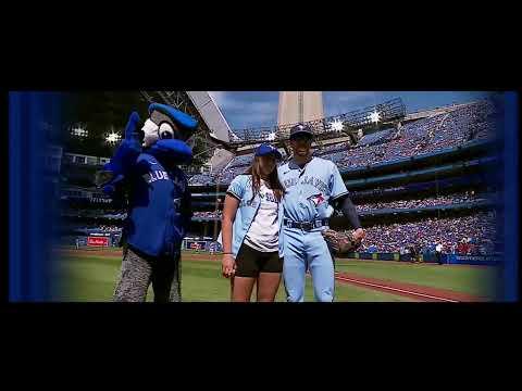 Video of Blue Jays Ceremonial First Pitch-Jaida Lee