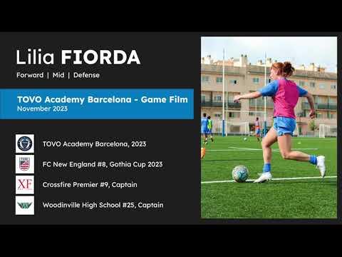 Video of Lilia Fiorda - TOVO Barcelona Academy Full