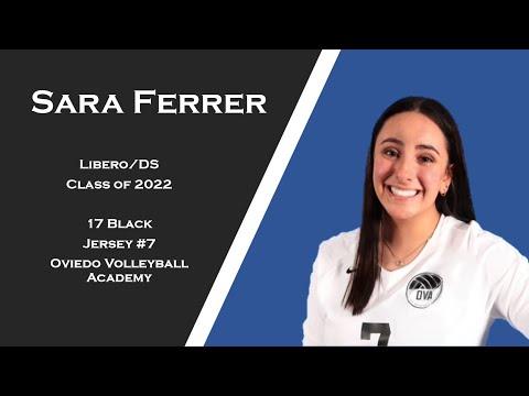 Video of Sara Ferrer #7 - Libero/DS - C/O 2022 - Dec Tournament