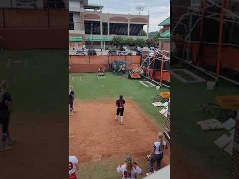 Video of 2022 Softball Prospect Kendall Thackston spinning it at the University of Tennessee Pitcher's camp