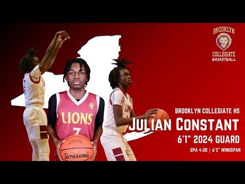 Video of 6'1'' 2024 guard Julian Constant | Brooklyn Collegiate HS