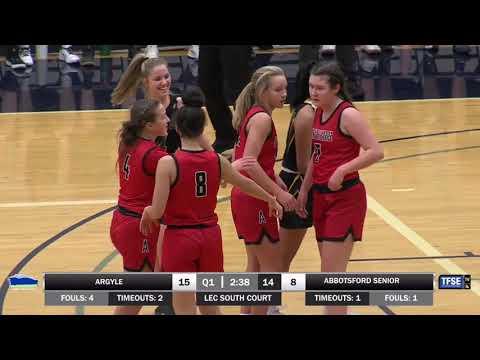 Video of FULL GAME Argyle vs. Abbotsford Senior - Semi-Finals