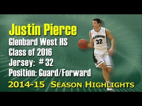 Video of Justin Pierce - (2016) Guard/Forward - Glenbard West HS 2014-2015 Highlights