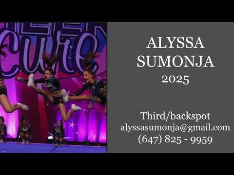 Video of Alyssa Sumonja 2025 Cheerforce allstars - Season 21-22