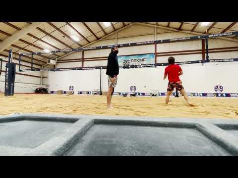 Video of Beach Hitting 1/15/2021