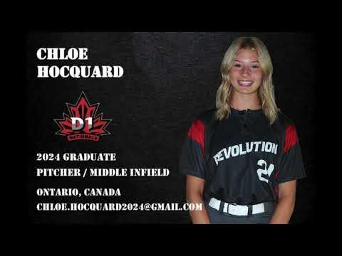 Video of Chloe Hocquard - Class of 2024 - Pitcher / Middle Infield (January 2022)