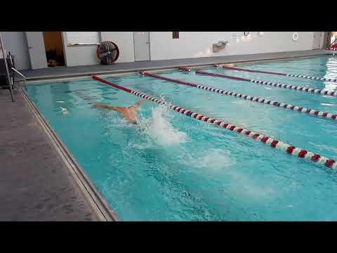 Video of Kyler Wilhite swimming a 50 fly