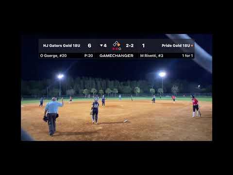 Video of Maddy Rivetti HR - Veteran's Day Tournament 2022