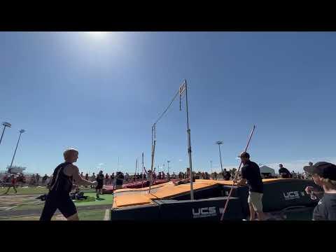 Video of New pole vault PR! 14’6” AVCTL Division 4 League Championship 05/12/2023.