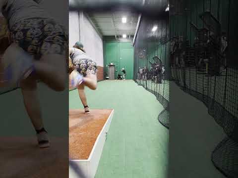 Video of First live pitching in a couple mths.