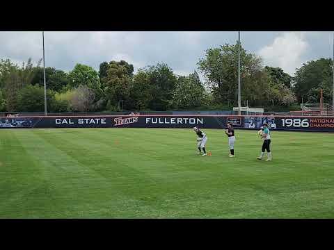 Video of JJ Ursino Defense Cal St Fullerton camp