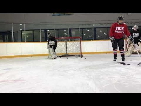 Video of tracking goalie drill