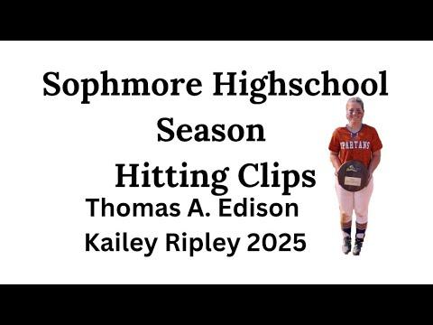 Video of Sophomore Highschool Season Hitting Clips