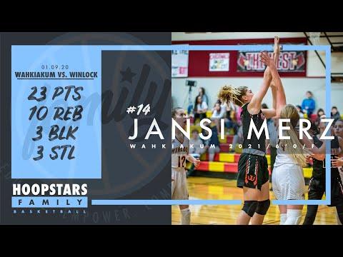 Video of Jansi Merz (Wahkiakum vs Winlock)