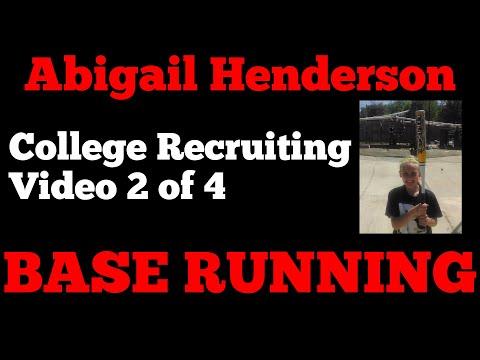 Video of Abigail Henderson / 2 of 4 / BASE RUNNING