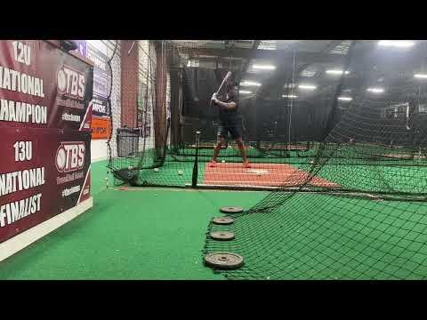 Video of Offseason cage work