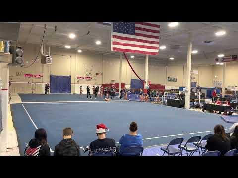 Video of Floor routine from holiday express 2021 