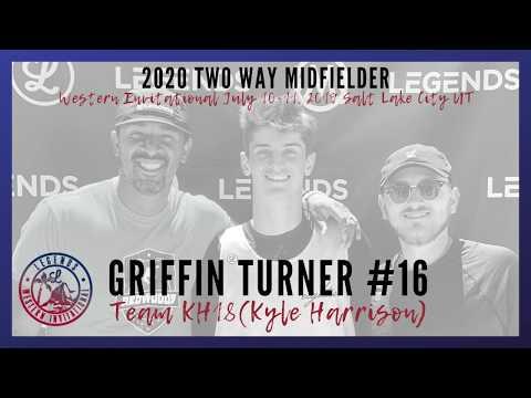 Video of Griffin Turner 2020 Two Way Midfielder: KH18 Kyle Harrison Legends Western Invitational-Utah