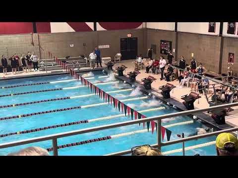 Video of 100 Fly Freshman Year at Regional Meet 2022