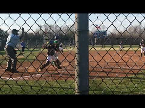 Video of Halee hitting & catching 