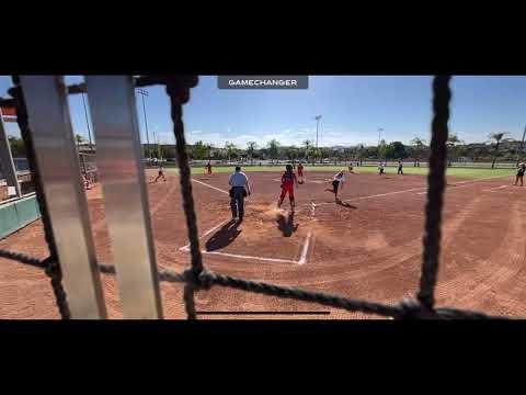 Video of Hitting Abby Bettencourt - 2024 RHP/2B 2022 Summer Ball