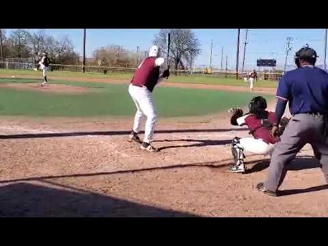 Video of High School Ball, we got a double play to finish the inning.