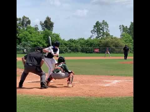 Video of PG BCS 17U Fort Myers - First in game at bat of the season - .333 for tournament