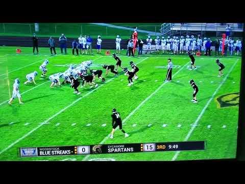 Video of #45 Culotta gets RB in the backfield