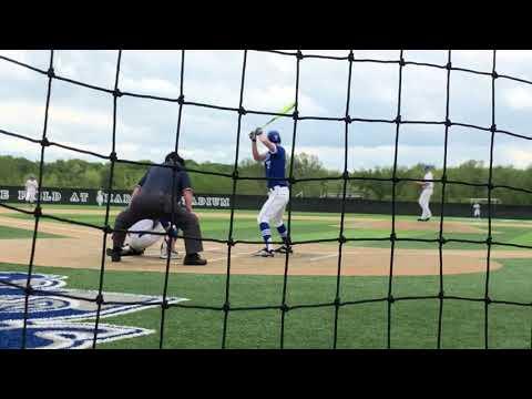 Video of School single season record 7th triple to deep center!