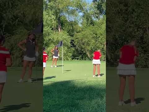 Video of golf putt