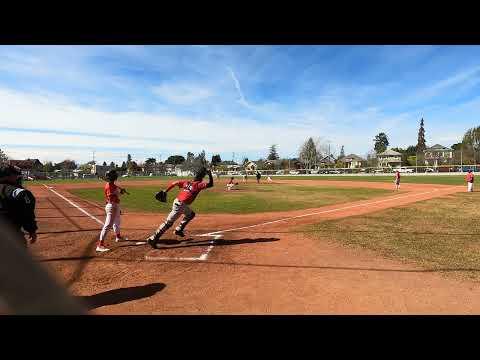 Video of In-Game verified 1.96 accurate throw pop time - 3/12/2022 Monte Vista @ Berkeley High