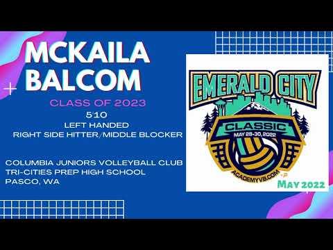 Video of 2022 UW Volleyball Tourney-McKaila Balcom