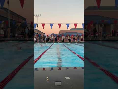 Video of 2020 400 Freestyle Relay (individual  portion)