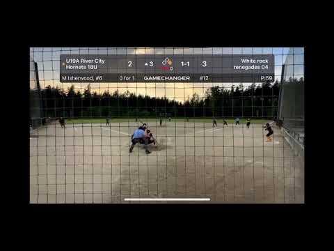 Video of Myla Isherwood vs White Rock 04 Softball City