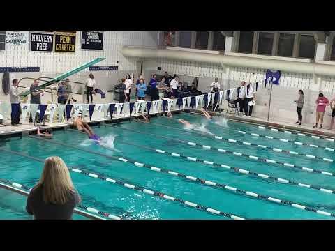 Video of 50 Free (22.60) Center Screen