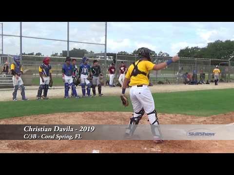 Video of Christian Davila - C/3B - Coral Springs, Fl - 2019