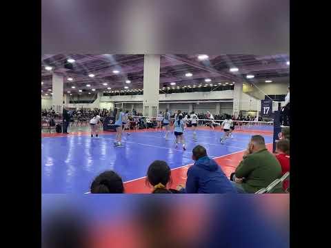 Video of Kyra B Setting, Defense, and Serving March 2022