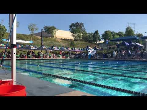 Video of CA Nevada Sectionals B final 100 Breaststroke, Skyler gets 1st with time of 2:40.22