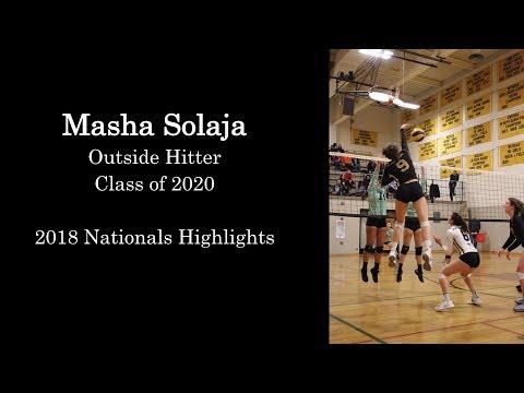 Video of Masha Solaja Outside Hitter Class of 2020