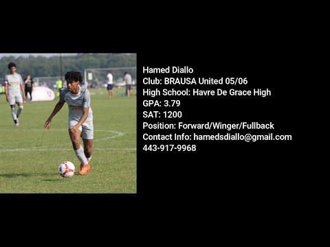 Video of Hamed Diallo(HDG '24) High School/Club Soccer Highlights