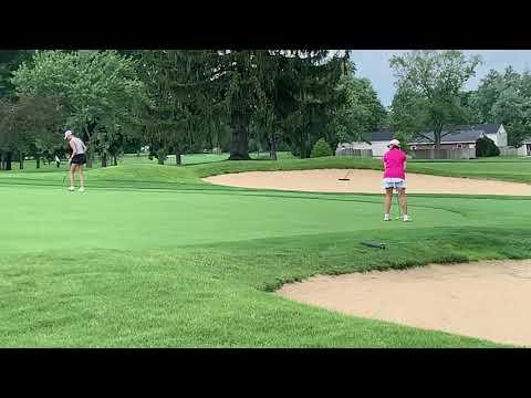 Video of Long putt recent tournament 