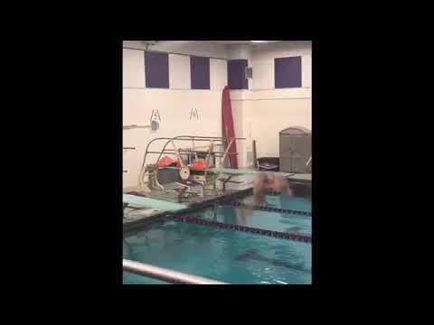 Video of Leah Levin Diving Sophomore Year (2018)