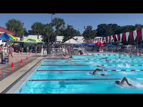 Video of Heart of Florida 9 23 23 Mixed 13andOver 100Yard Free Benson Huntley Jr. lane 2