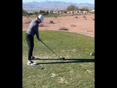 Video of Off-season work, working on wedges and launch angle